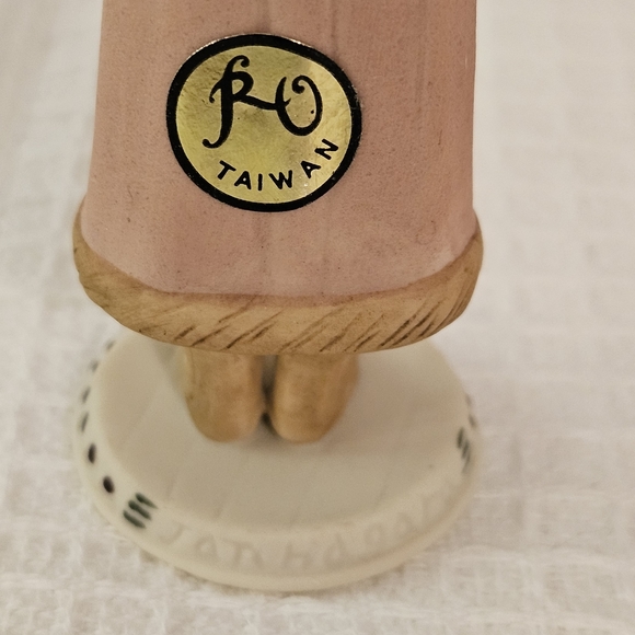 Jill Girl Ornament 3 1/2" tall Porcelain Dated 1986 From Jan Hagara - Picture 3 of 6